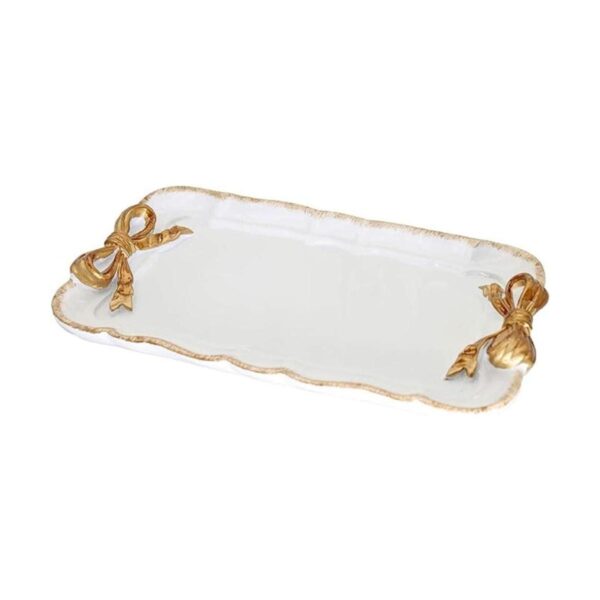 Bandeja decorativa vintage para toallas bandeja de