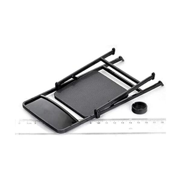 Warmtree Silla plegable negra a escala 16 para figura de_3