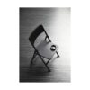 Warmtree Silla plegable negra a escala 16 para figura de_4