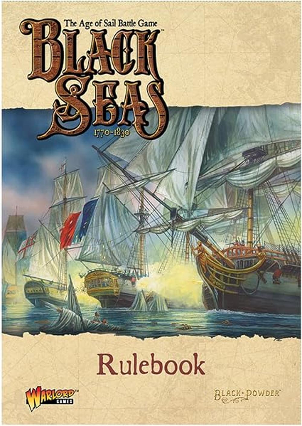Black Seas The Age of Sail Era Fleet Ship Rulebook Tabe