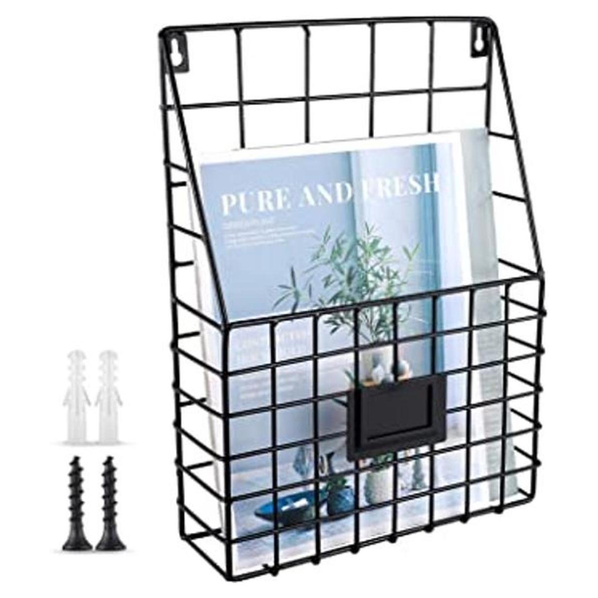 WantuSee Soporte para revistas montado en la pared de