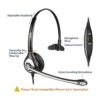 Wantek audífonos de diadema con cable para teléfono con_4