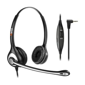 Wantek Auriculares de teléfono con micrófono con_1