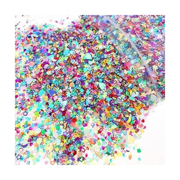 Wankko Confeti con purpurina multicolor de 7.2 oz200 g_3