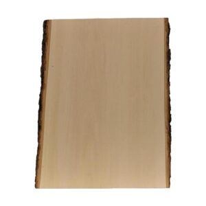 Walnut Hollow Tablón de tilo grande con corteza para_1