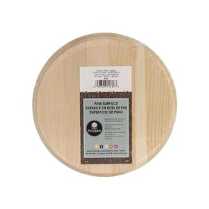 Placa circula de pino 8 x 8 pulgadas padre_1