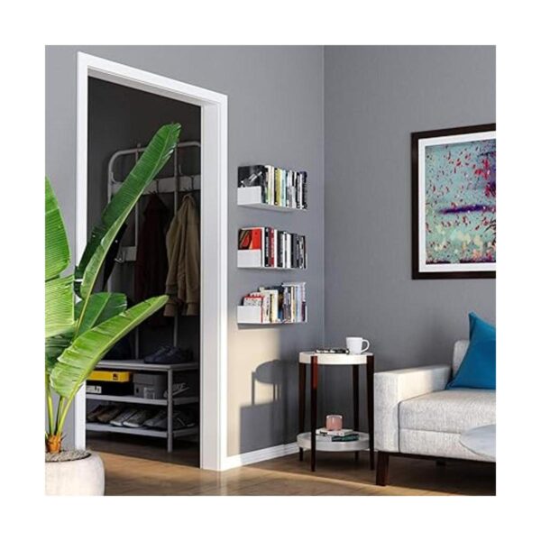 Wallniture Bali Estantes flotantes blancos para pared_2