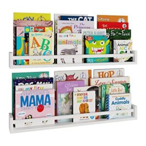 Wallniture Utah Estanterías blancas de 32 pulgadas para_1