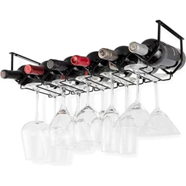 Wallniture Piccola Estante para vino y soporte para