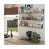 Wallniture Toledo Juego de 3 estanterías flotantes de