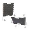 Colgador para pared diseño con texto File Conjunto de 5_5