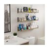 Wallniture Toledo Juego de 3 estanterías flotantes de
