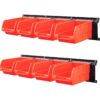 Wallmaster 8 cubos de almacenamiento de contenedores de