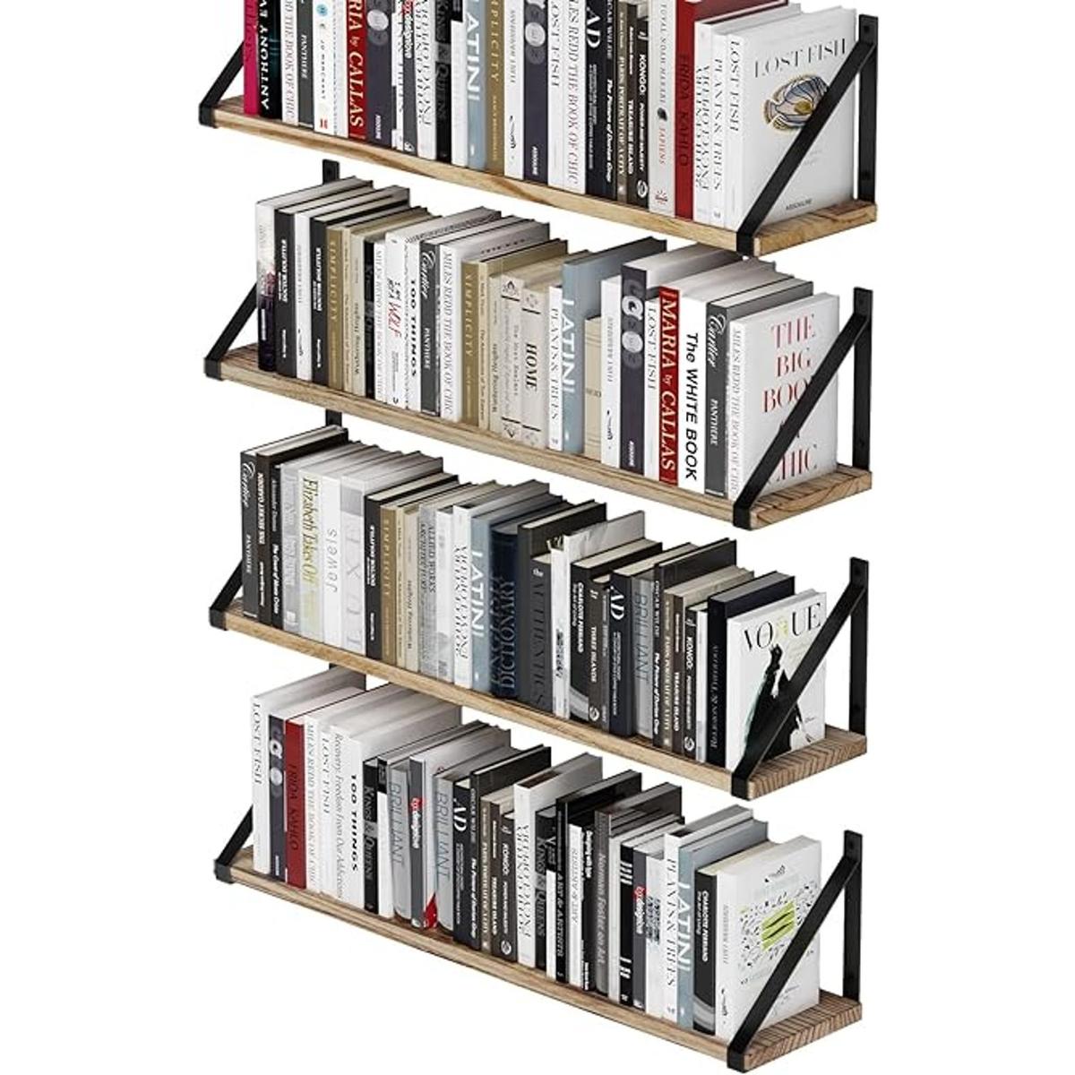 Wallniture Bora Estantes flotantes 24 x 6 pulgadas