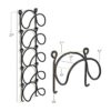 Wallniture Boto Toallero de metal de hierro forjado para_5
