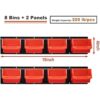Wallmaster 8 cubos de almacenamiento de contenedores de