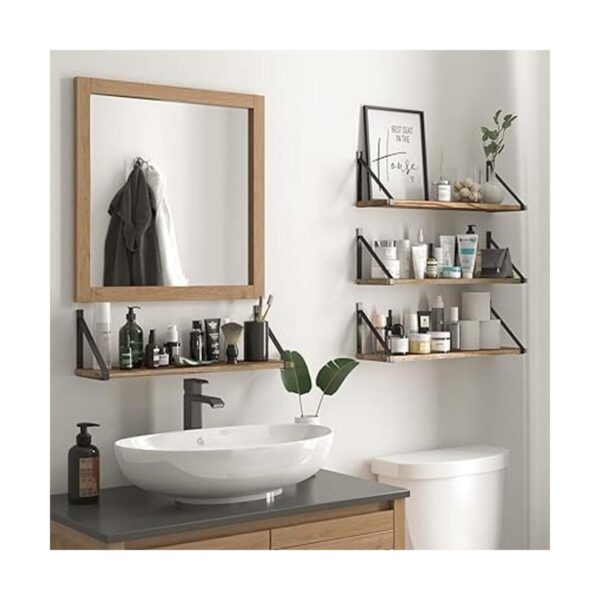 Wallniture Bora Estantes flotantes 24 x 6 pulgadas