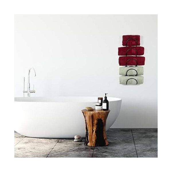 Wallniture Boto Toallero de metal de hierro forjado para_2