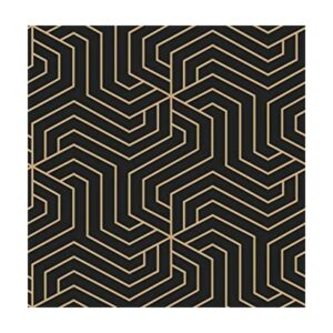 Papel pintado negro Ramsey Peel Stick_1