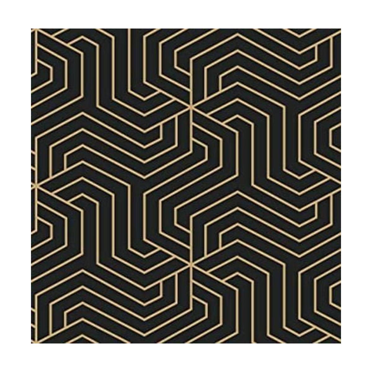 Papel pintado negro Ramsey Peel Stick