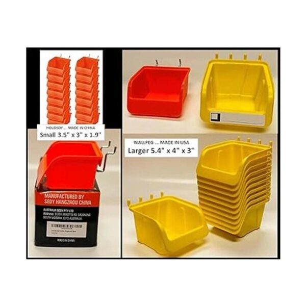 WallPeg Kit de contenedores para tablero de clavijas_5