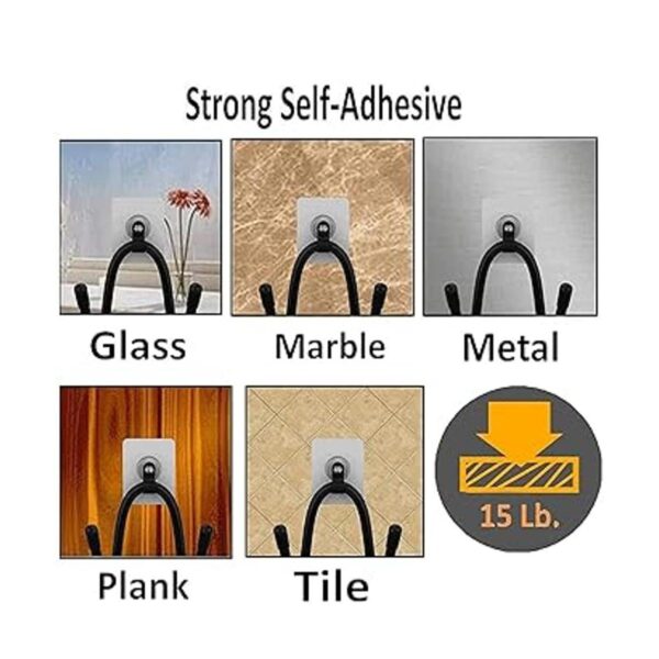 Universal Adhesive Game Controller Organizer Wall Rack_5