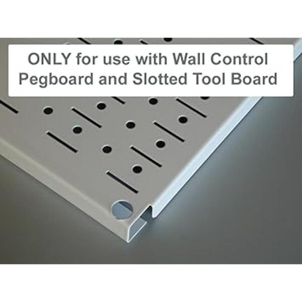 Wall Control Pegboard 2 in x 2 in C soporte ranurado metal_4
