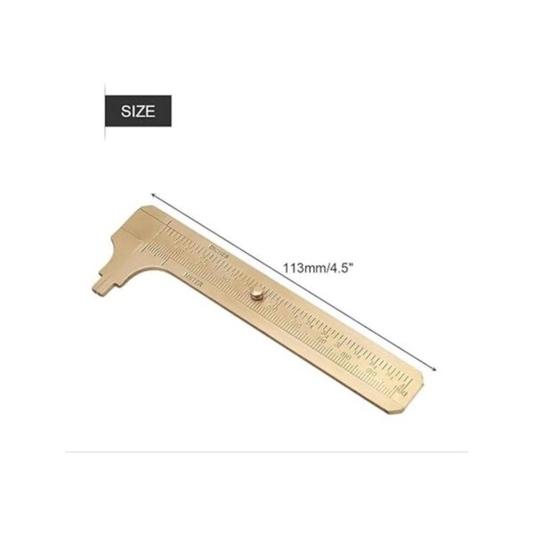 Handy Regla de calibre deslizante de latón herramienta_2