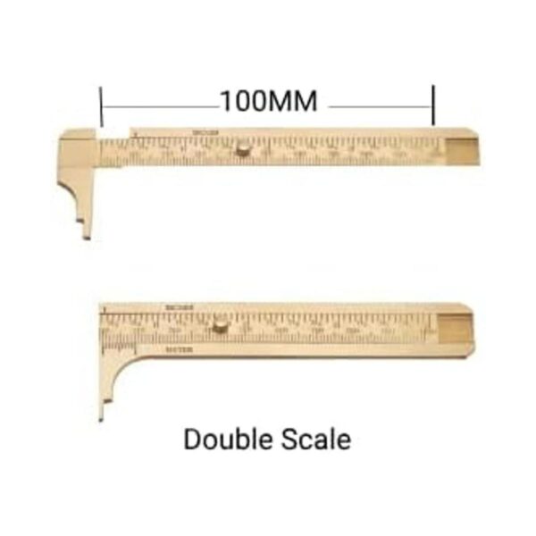 Handy Regla de calibre deslizante de latón herramienta_5