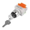 Interruptor de seguridad de 2 posiciones con llave de