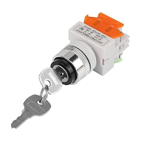 Interruptor de seguridad de 2 posiciones con llave de