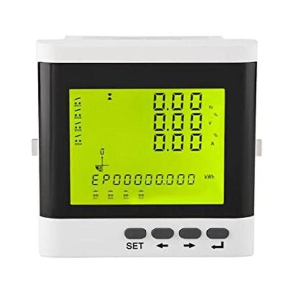 Amperímetro digital de 3 fases de voltaje de corriente y