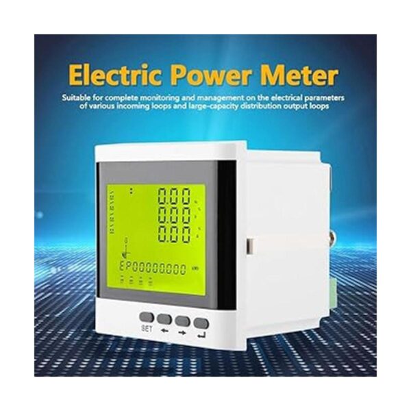 Amperímetro digital de 3 fases de voltaje de corriente y