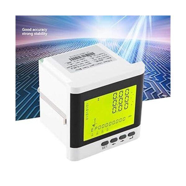 Amperímetro digital de 3 fases de voltaje de corriente y