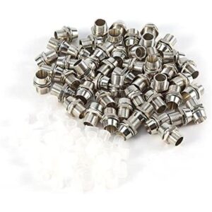 50 soportes LED plateados de 0.3 pulgadas de diámetro_1