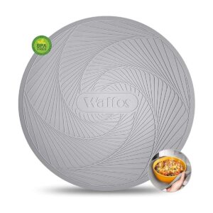 Walfos Tapetes de silicona para microondas resistentes