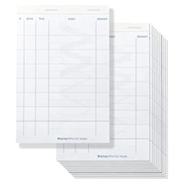 Waiter Wallet Almohadillas Paquete de 12 blocs de notas_1