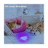 Waklyte Luz negra luz UV 21 LED mini linterna de luz