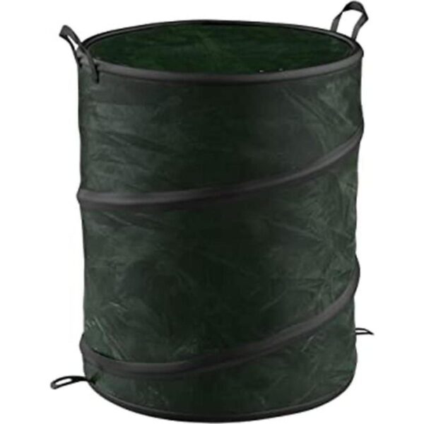 Wakeman Outdoors bote de basura plegable con tapa de