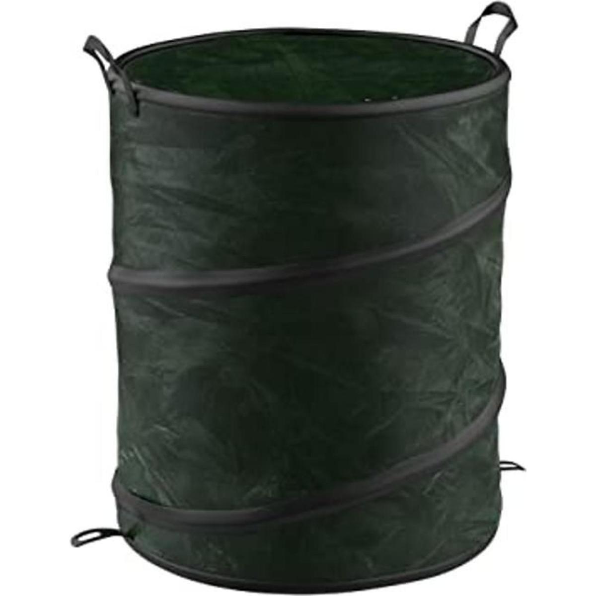 Wakeman Outdoors bote de basura plegable con tapa de