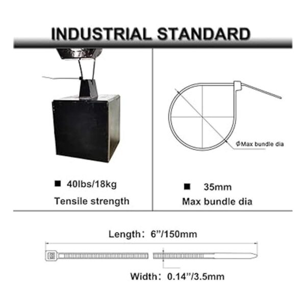 Strong Self Adhesive Wire Clips Cable Zip Tie Mounts 34_3