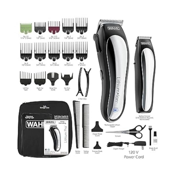 Máquina para cortar el pelo con batería de ion y litio de_2