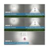 Wagan EL8569 Lámpara de pared solar 2000 lúmenes LED