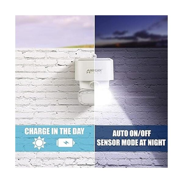 Wagan EL8569 Lámpara de pared solar 2000 lúmenes LED