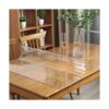Wadrac Protector de mesa transparente de plástico mantel