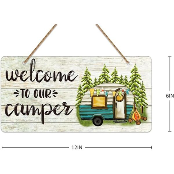 WaaHome Farmhouse Welcome to Our Letrero de decoración de_2