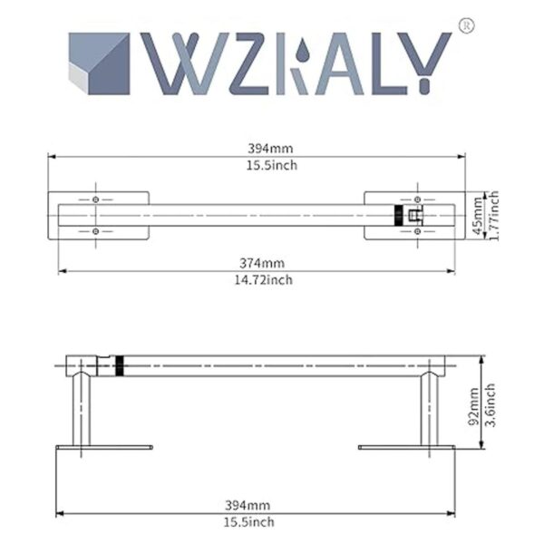 WZKALY Soporte para toallas de papel soporte para toallas