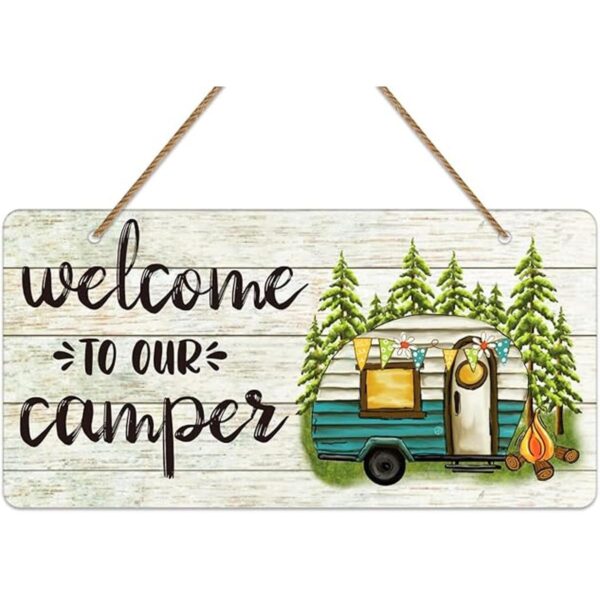 WaaHome Farmhouse Welcome to Our Letrero de decoración de_1