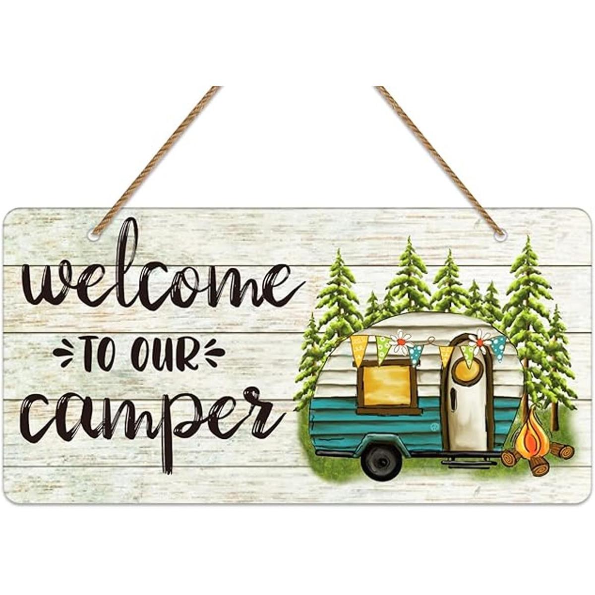 WaaHome Farmhouse Welcome to Our Letrero de decoración de