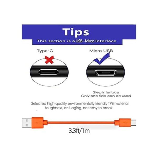 Cable de carga USB de repuesto para timbre de video con_4